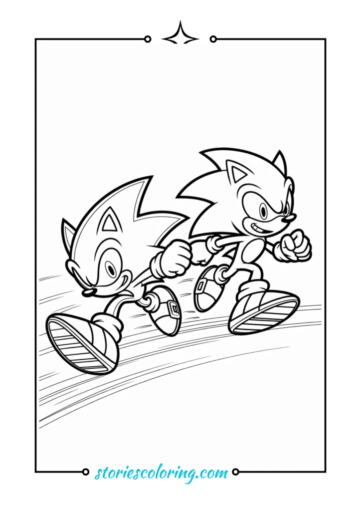 Free Sonic the Hedgehog Coloring