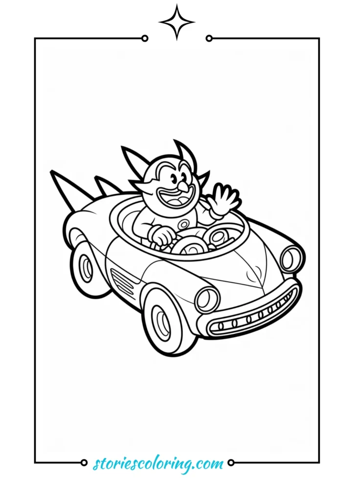  Dr. Eggman in his Eggmobile