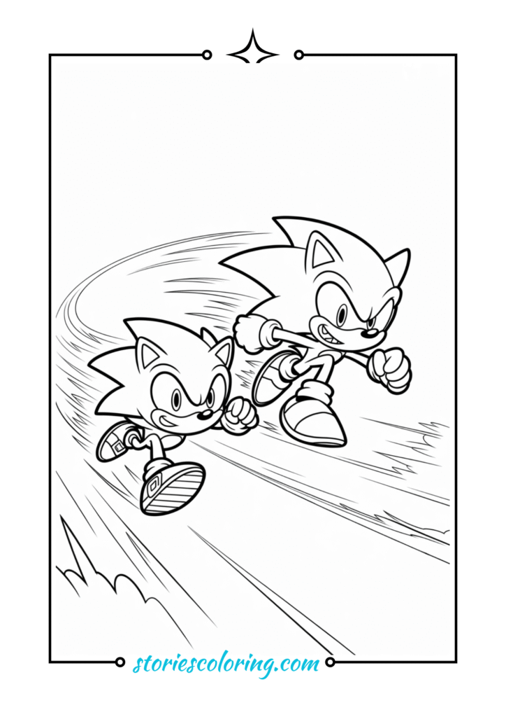 Sonic the Hedgehog Coloring Pages for Kids